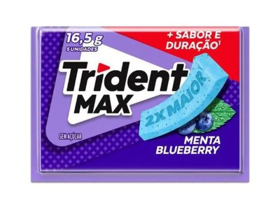 Trident Max 16,5g Menta Blueberry 5un