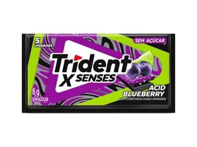 Trident Xsenses Acid Bluebery 5X8G
