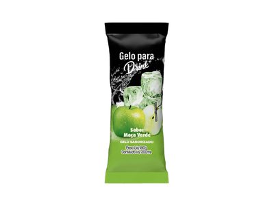 Gelo Saborizado Sabor Maçã Verde 200ml 180g